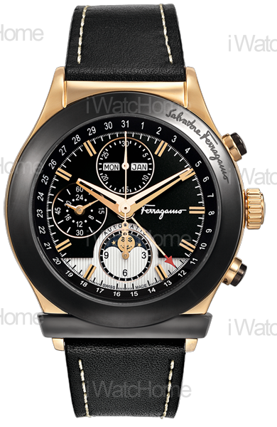 SALVATORE FERRAGAMO FERRAGAMO 1898月相計時碼錶